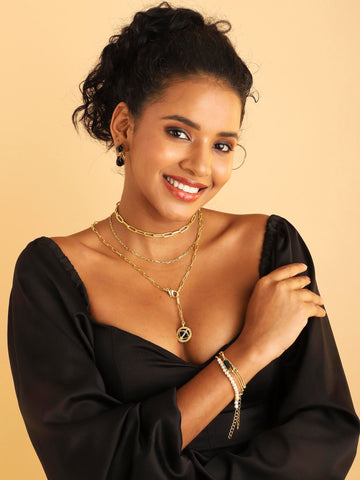 Paperclip Chain Necklace(Medium) Silver