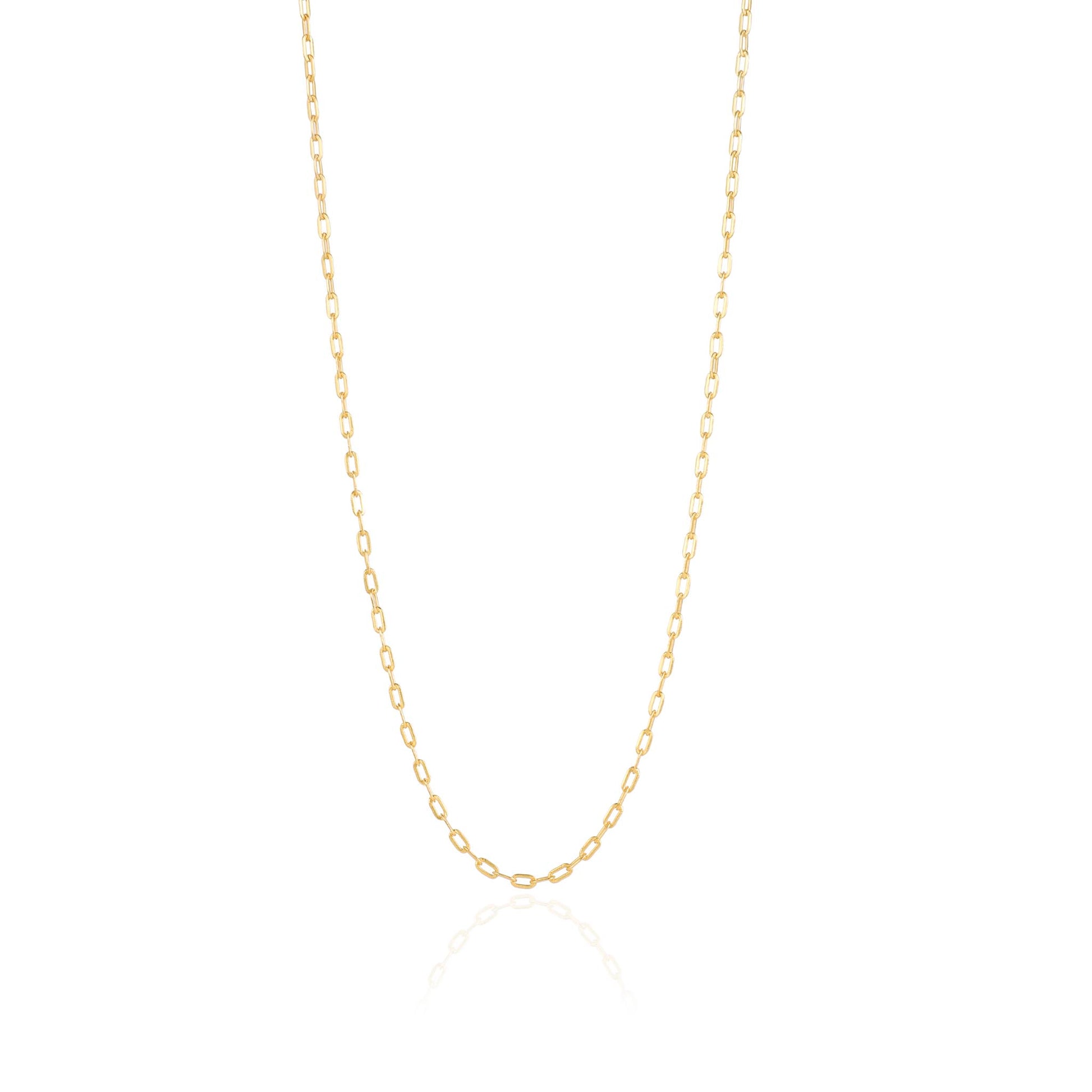Paperclip Chain Necklace (Xsmall) Gold - Lila Rasa