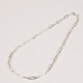 Paperclip Chain Necklace Silver (Large) - Lila Rasa