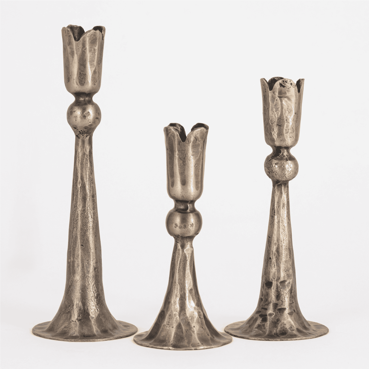 Chicago Art Forged Candlestand Brass Antique