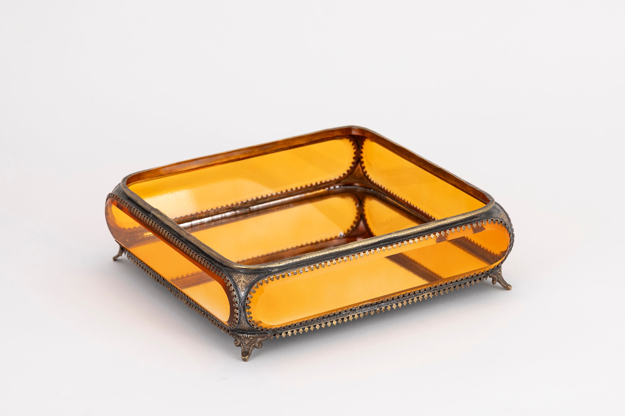 French Jewelled Tray (Amber)
