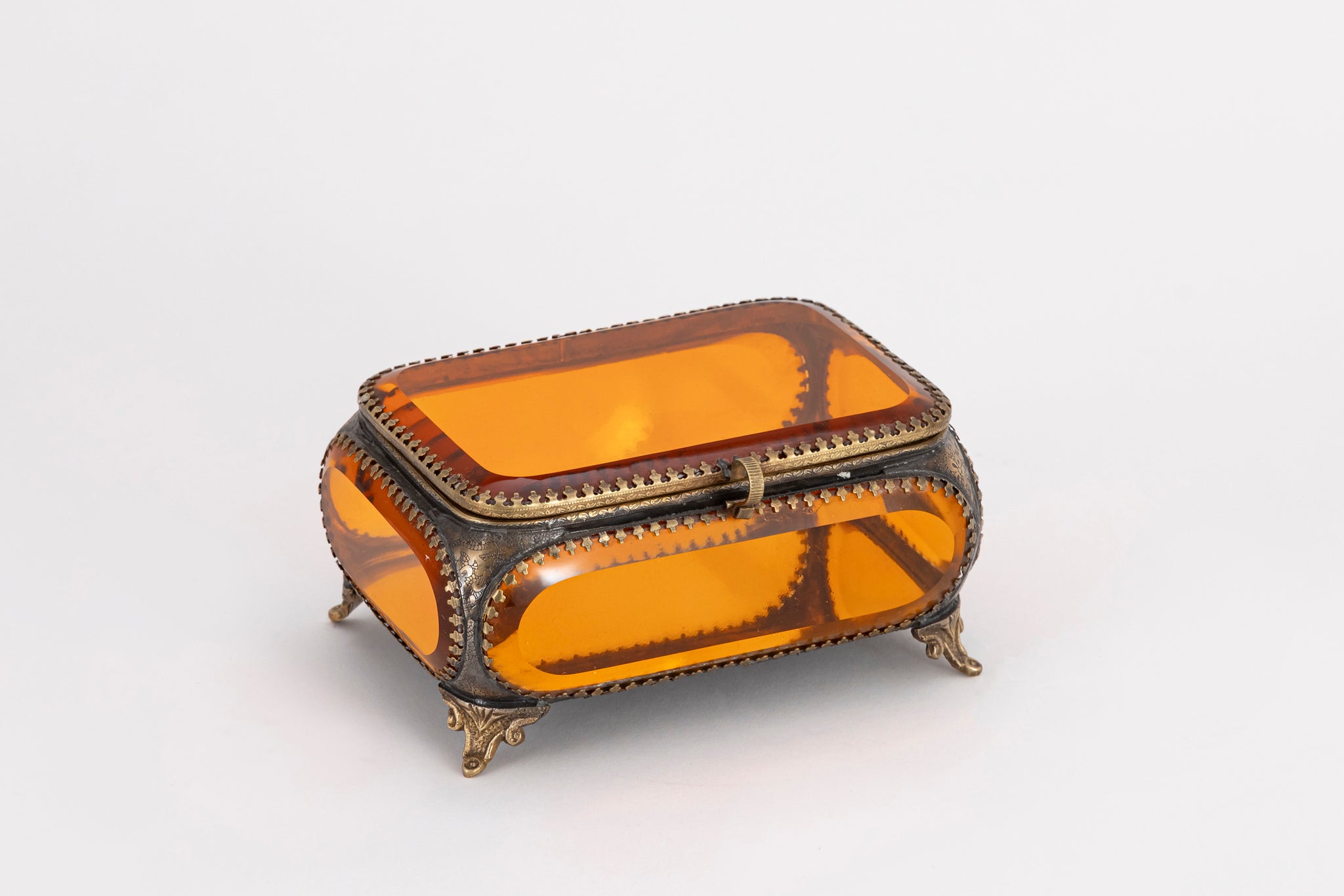French Jewellery Casket (Amber)