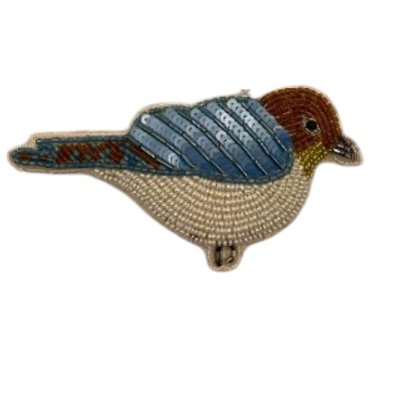 Multicolour Bird Beaded & Sequin Ornament