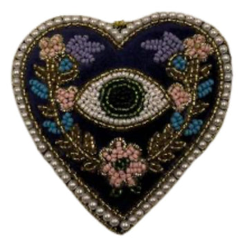 Blue Evil Eye Beaded Hanging Ornament