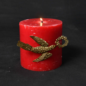 Antique Gold Bird Candle Pin