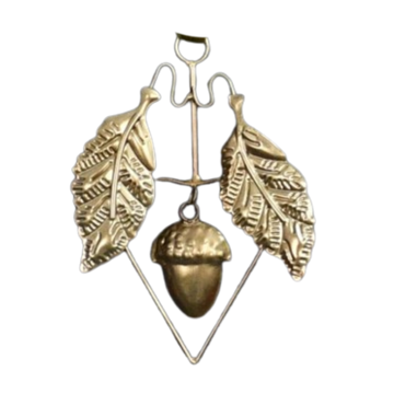 Acorn Misletoe Ornament