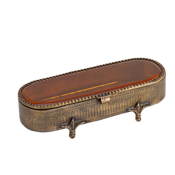 French Classic Spectacle Case (Amber)