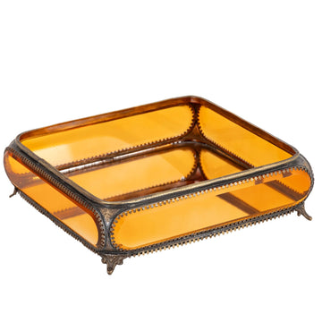 French Jewelled Tray (Amber)
