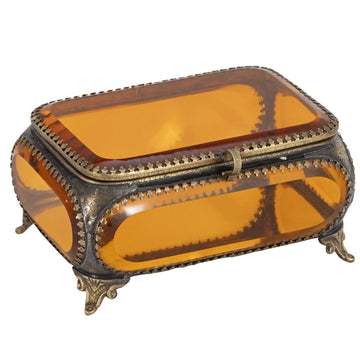 French Jewellery Casket (Amber)