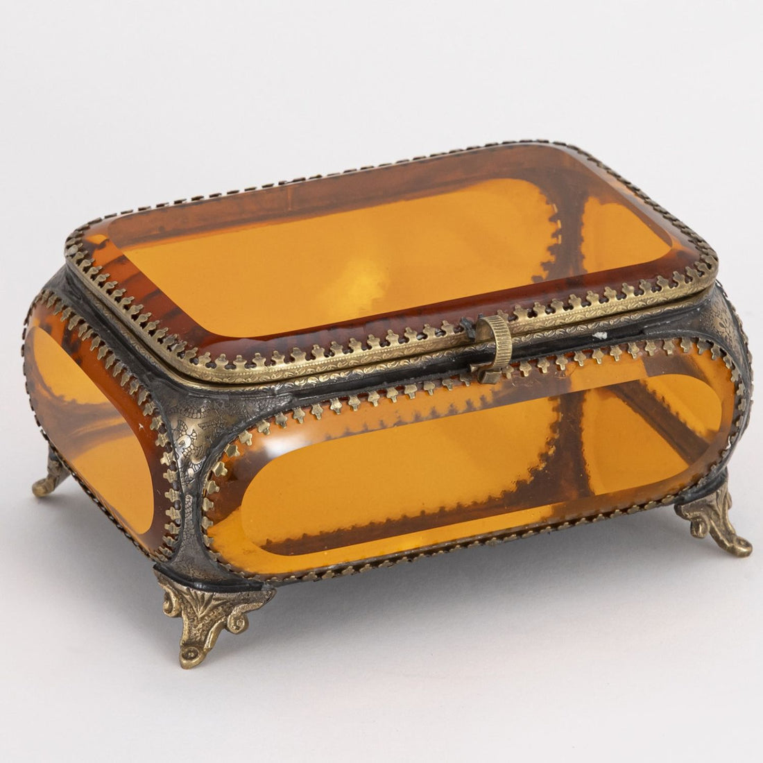 French Jewellery Casket (Amber)
