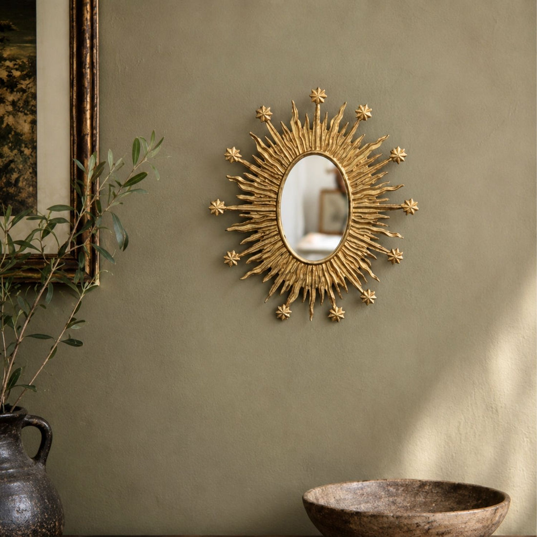 Sun Ray Wall Mirror
