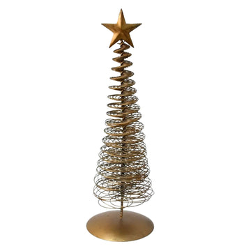Antique Gold Christmas Tree Décor Object