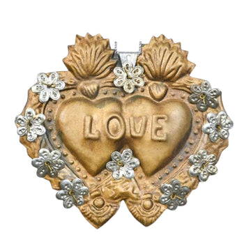 Heart Milagro Double Hearts Love "Your Heart Next To Mine"