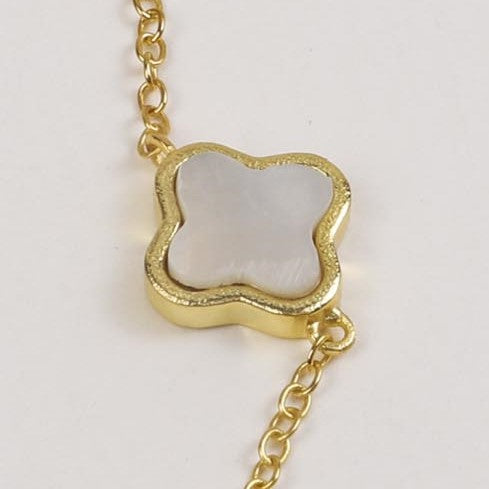 Clover Bracelet Mother of Pearl - Lila Rasa