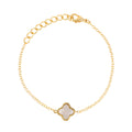 Clover Bracelet Mother of Pearl - Lila Rasa