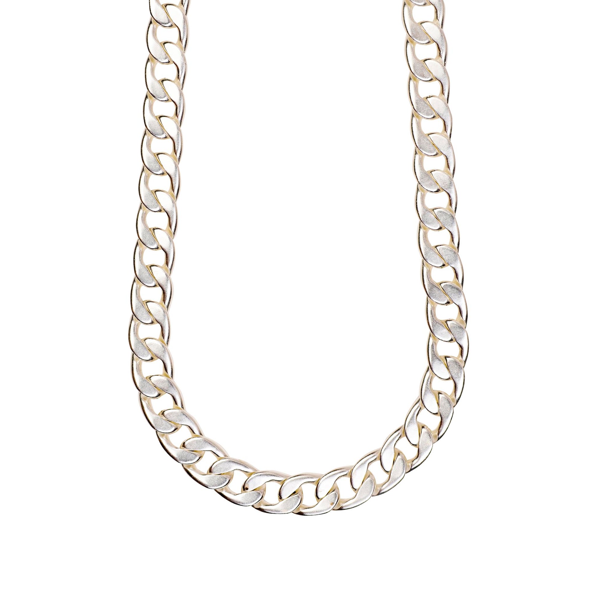 Curb Chain Silver 22" - Lila Rasa