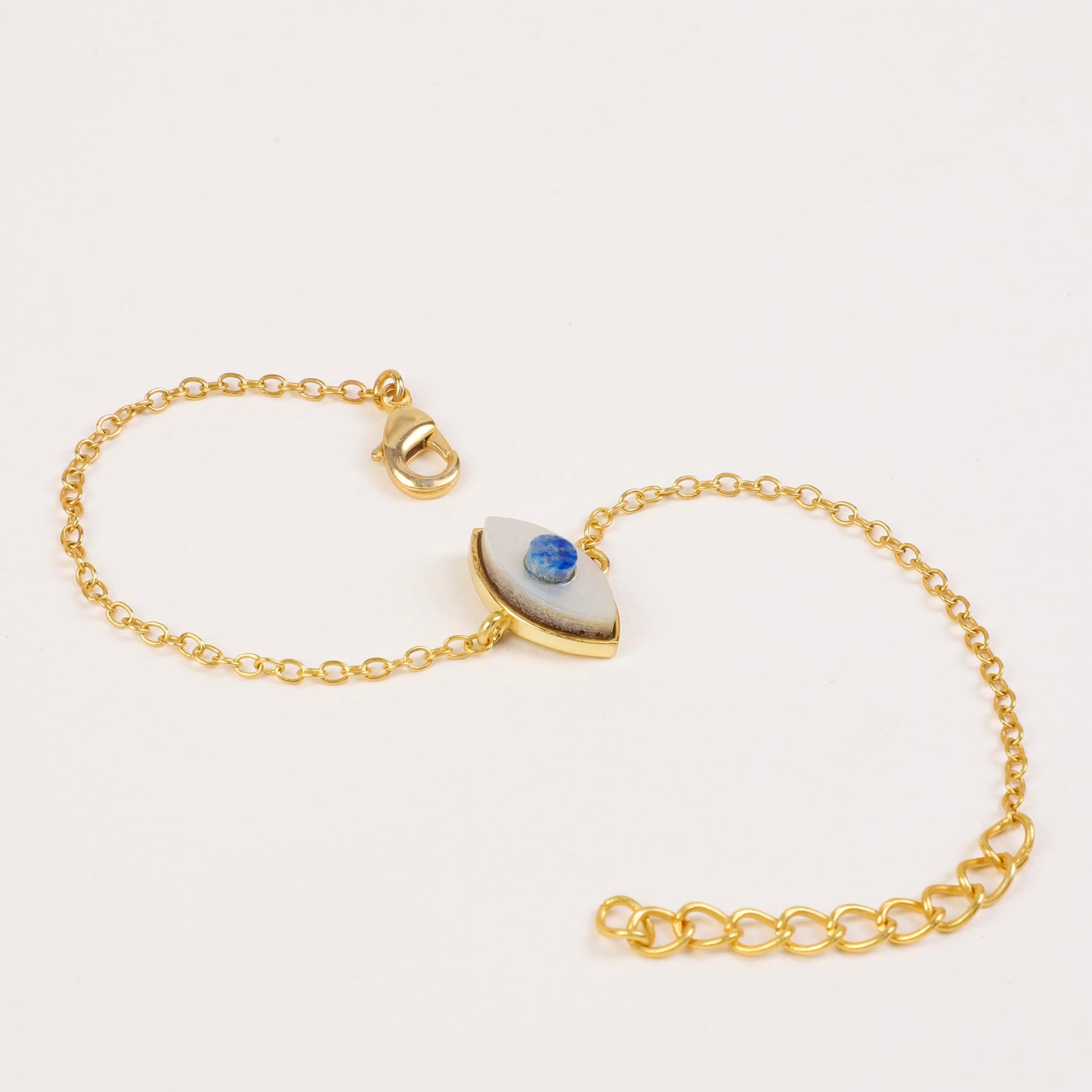 Evil Eye Bracelet Mother of Pearl - Lila Rasa
