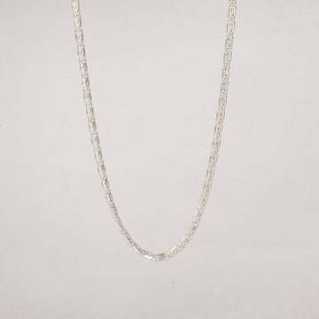 Figaro Chain Necklace Silver 19" - Lila Rasa