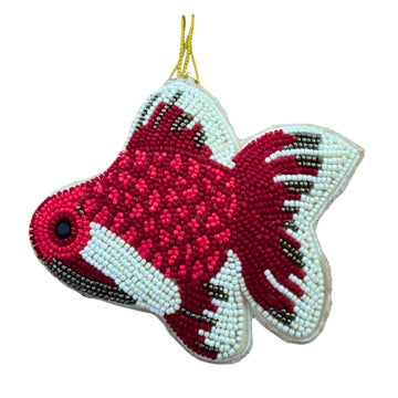 Fish Beaded Hanging Ornament
