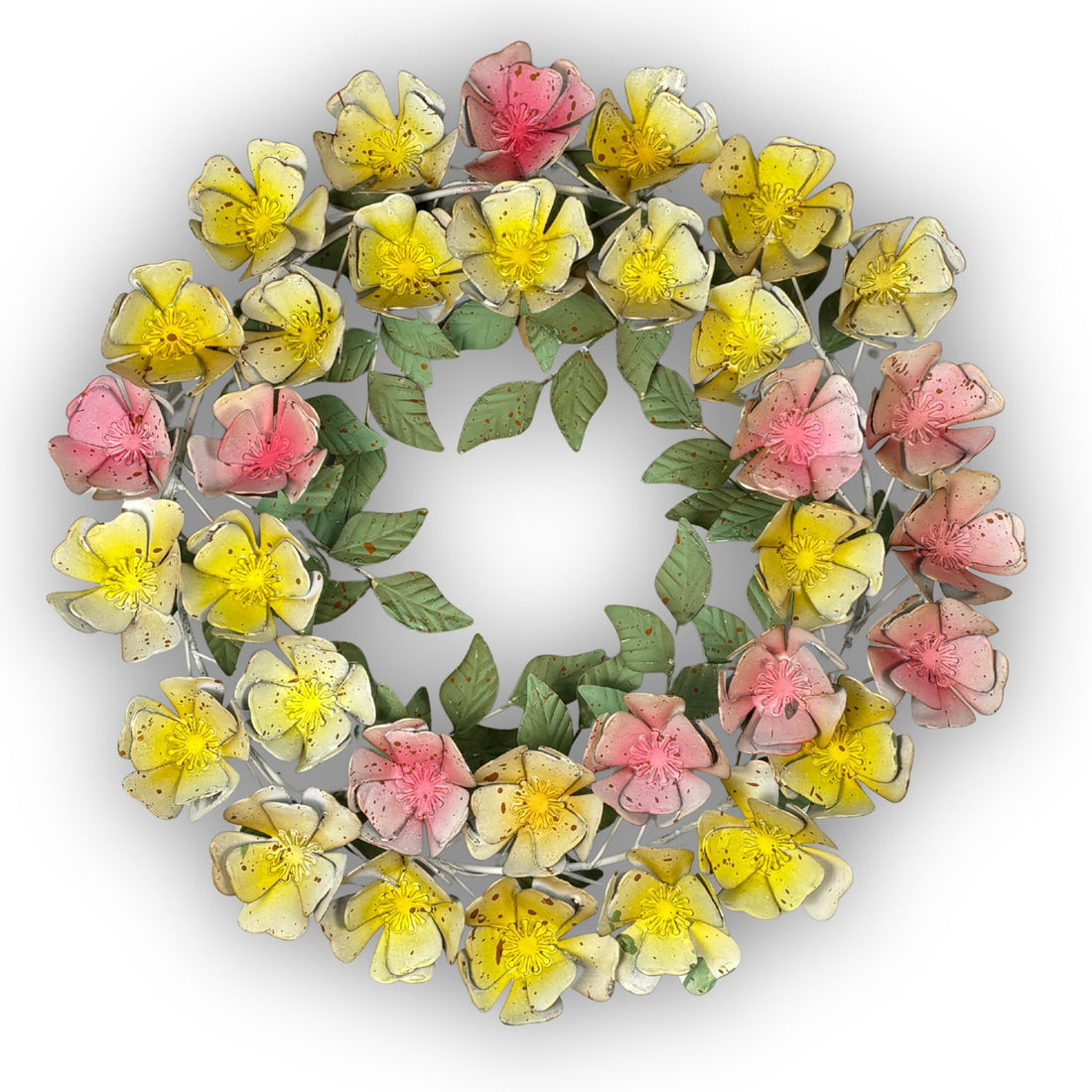 Flower's And Leave Wall Wreath