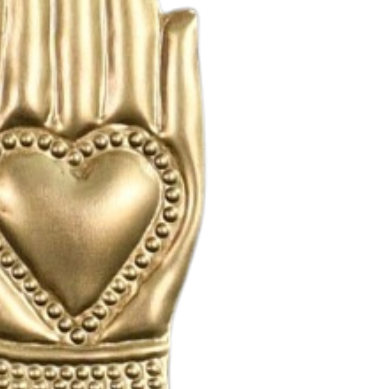 Gold Milagro Hand Ornament