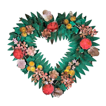 Heart Wreath With Floral