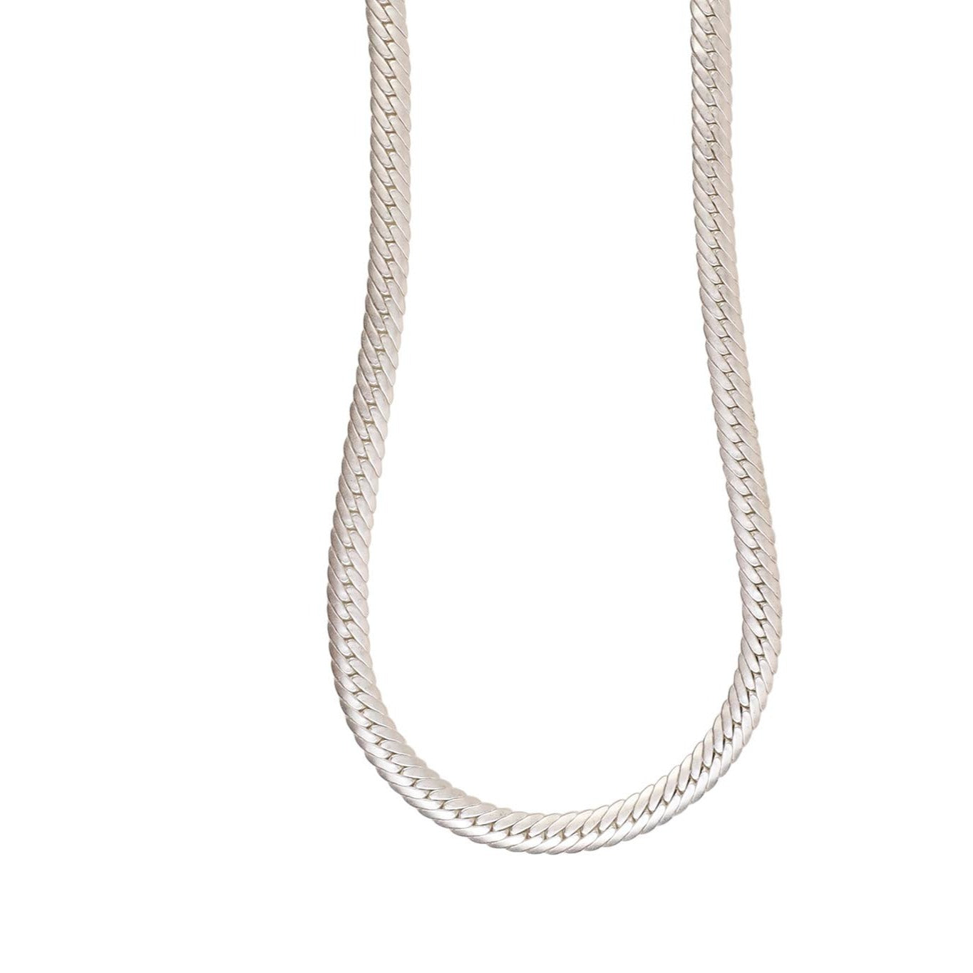 Snake Chain Silver 22" 56 Cm - Lila Rasa