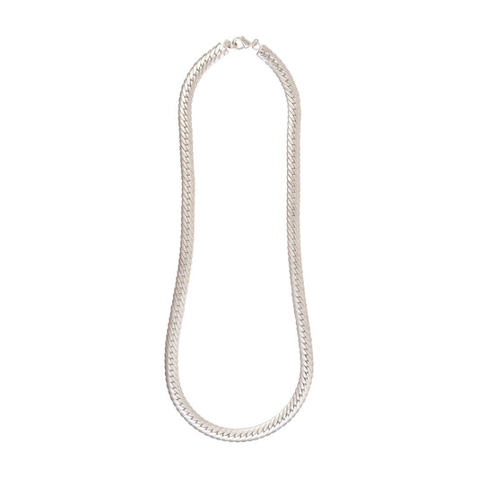 Snake Chain Silver 22" 56 Cm - Lila Rasa