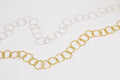Hexagonal Loop Chain Silver 22