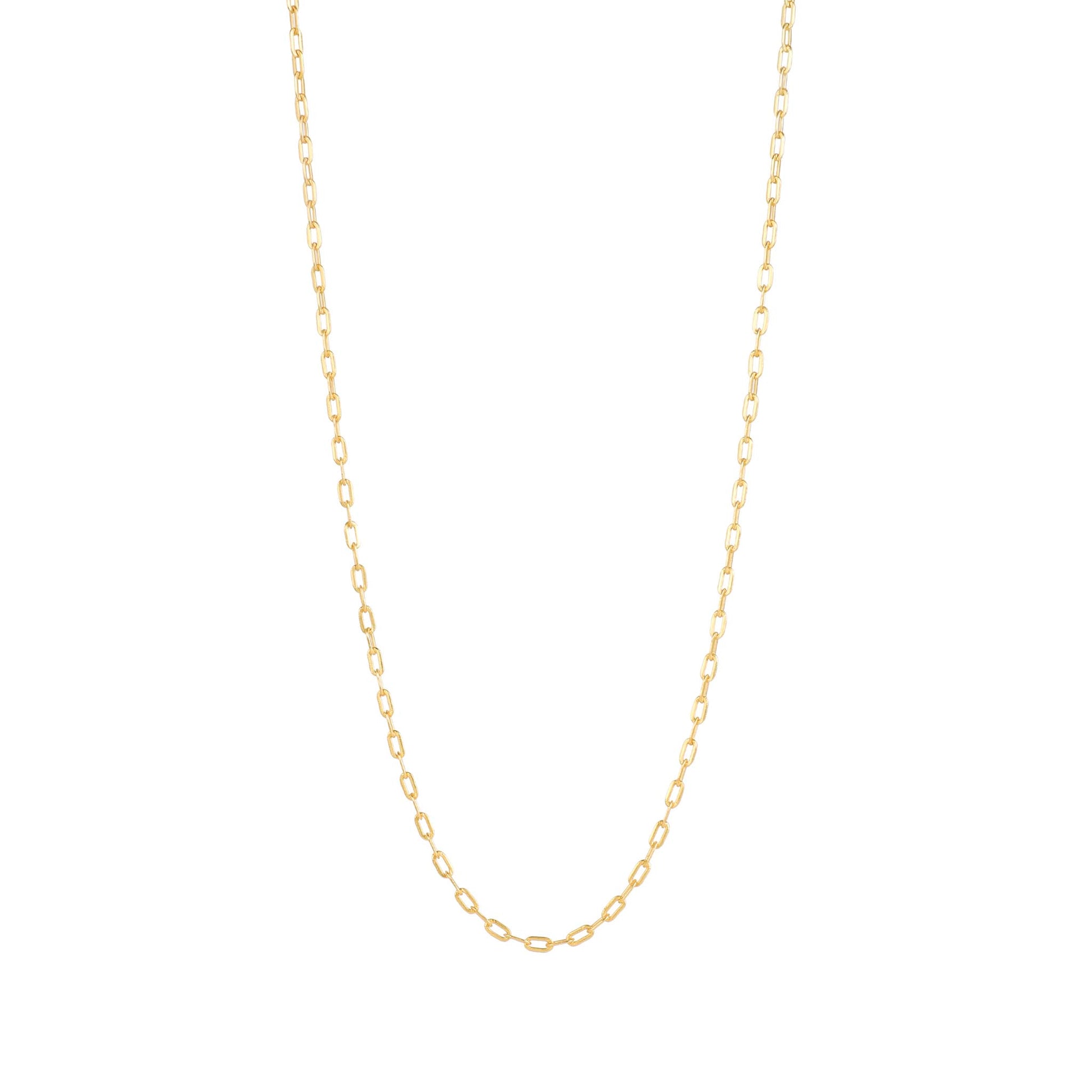 PaperClip Chain Necklace Gold (Small) - Lila Rasa