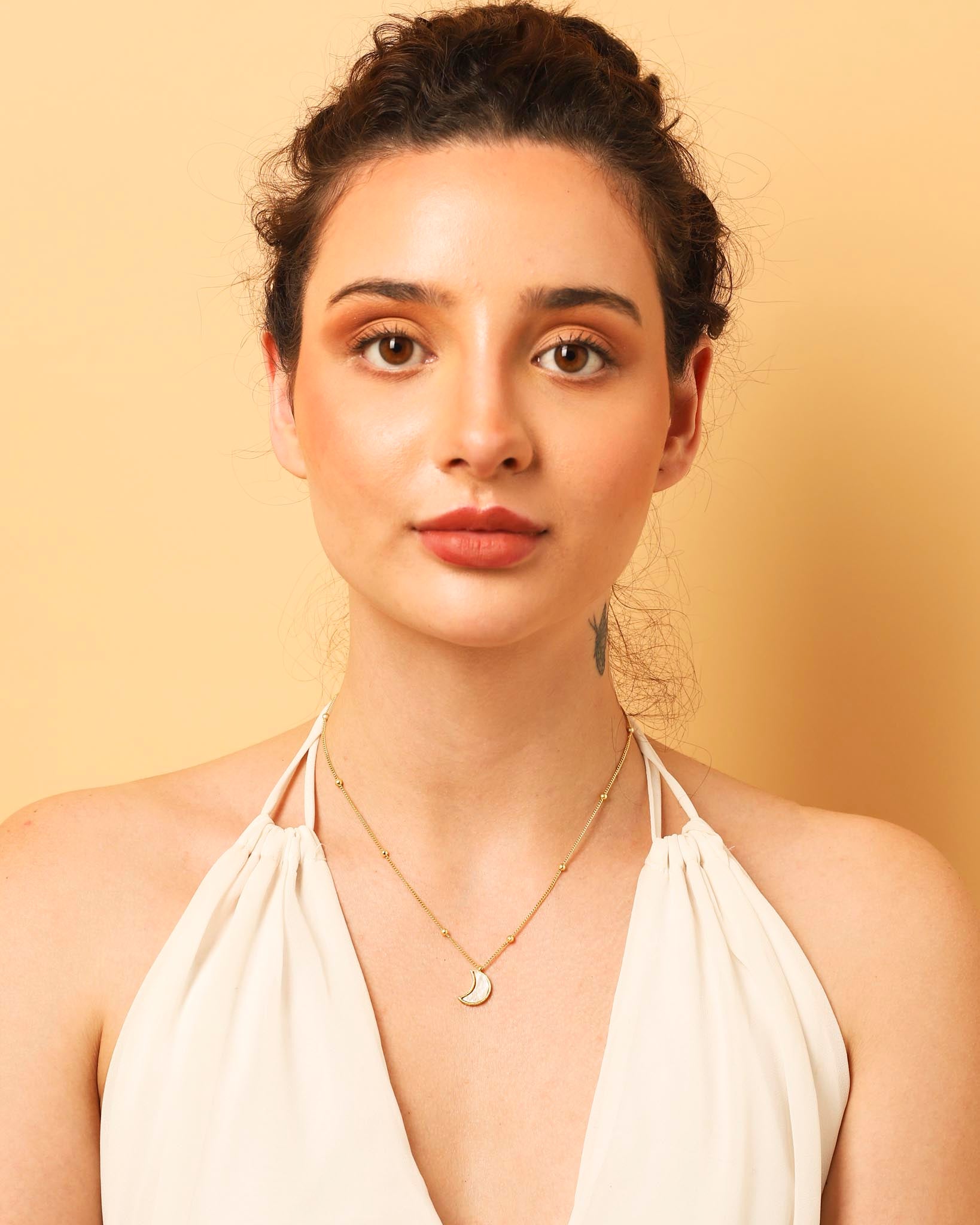 Stellar Elegance - Chakra Necklace Mother of Pearl - Lila Rasa