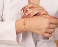 Stellar Elegance - Chakra Bracelet Moon Peach - Lila Rasa