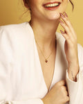 Stellar Elegance - Chakra Necklace Rhodonite - Lila Rasa
