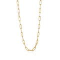 Paperclip Chain Necklace Gold (Large) - Lila Rasa