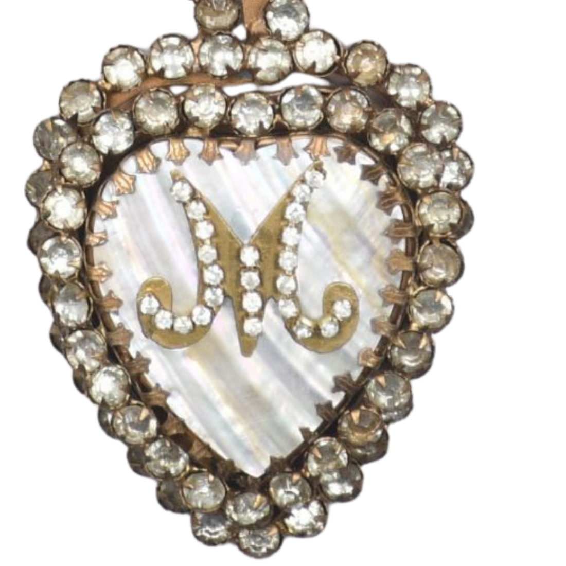 Jewelled Sacred Heart Locket Box