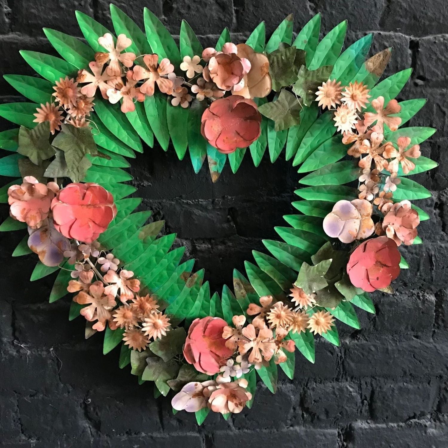 Heart Wreath With Floral