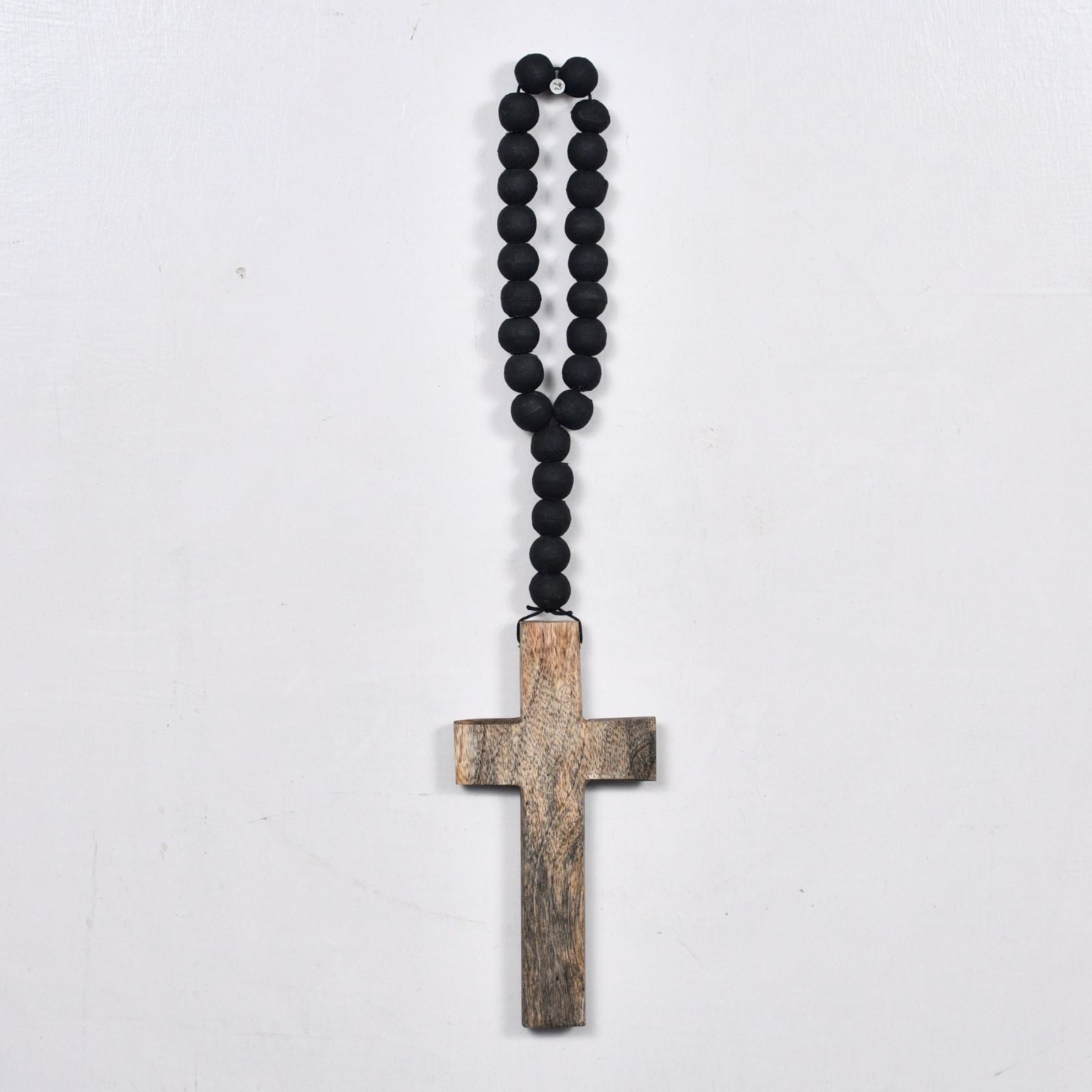 Wooden Beaded Hanging With Plus