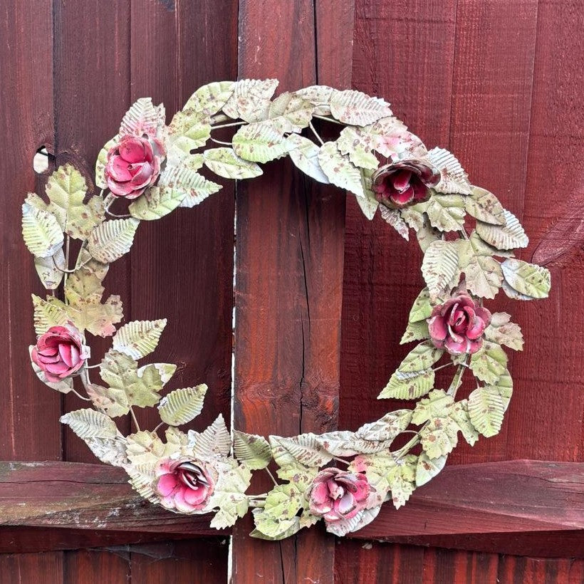 Roses And Leave Wall Wreath