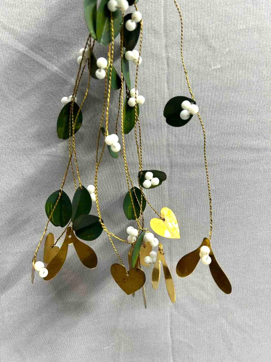 Beads And Leave Bunch Ornament