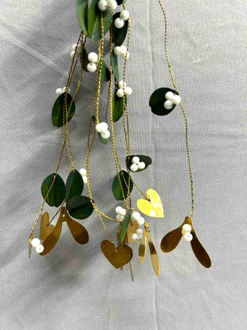 Beads And Leave Bunch Ornament