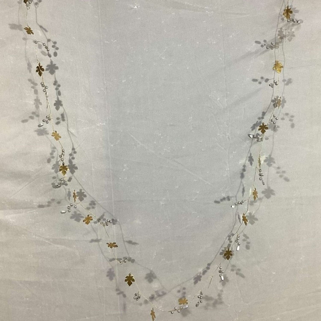 Natural Brass Leaves Garland