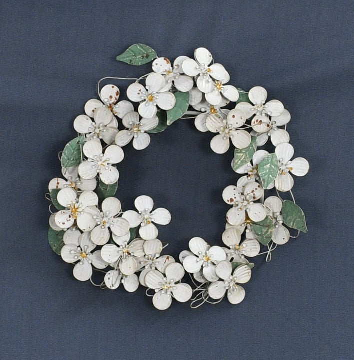 White Floral Wreath