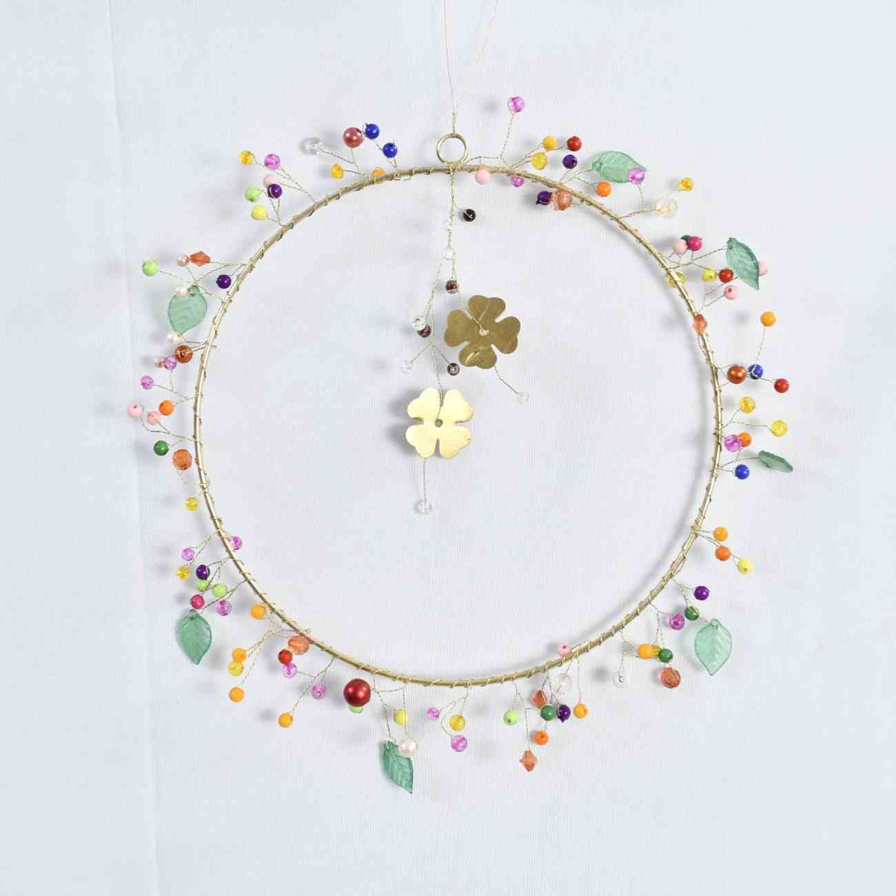 Charming Clover Wreath Decoration