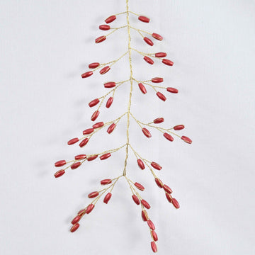 Holly Berry  Red  Beads