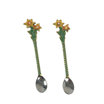 Daffodil Bloom Tea Spoon Set Of 2