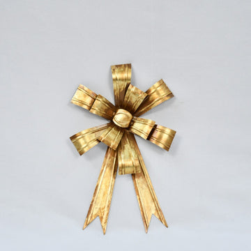 Gold Metal Flower Bow