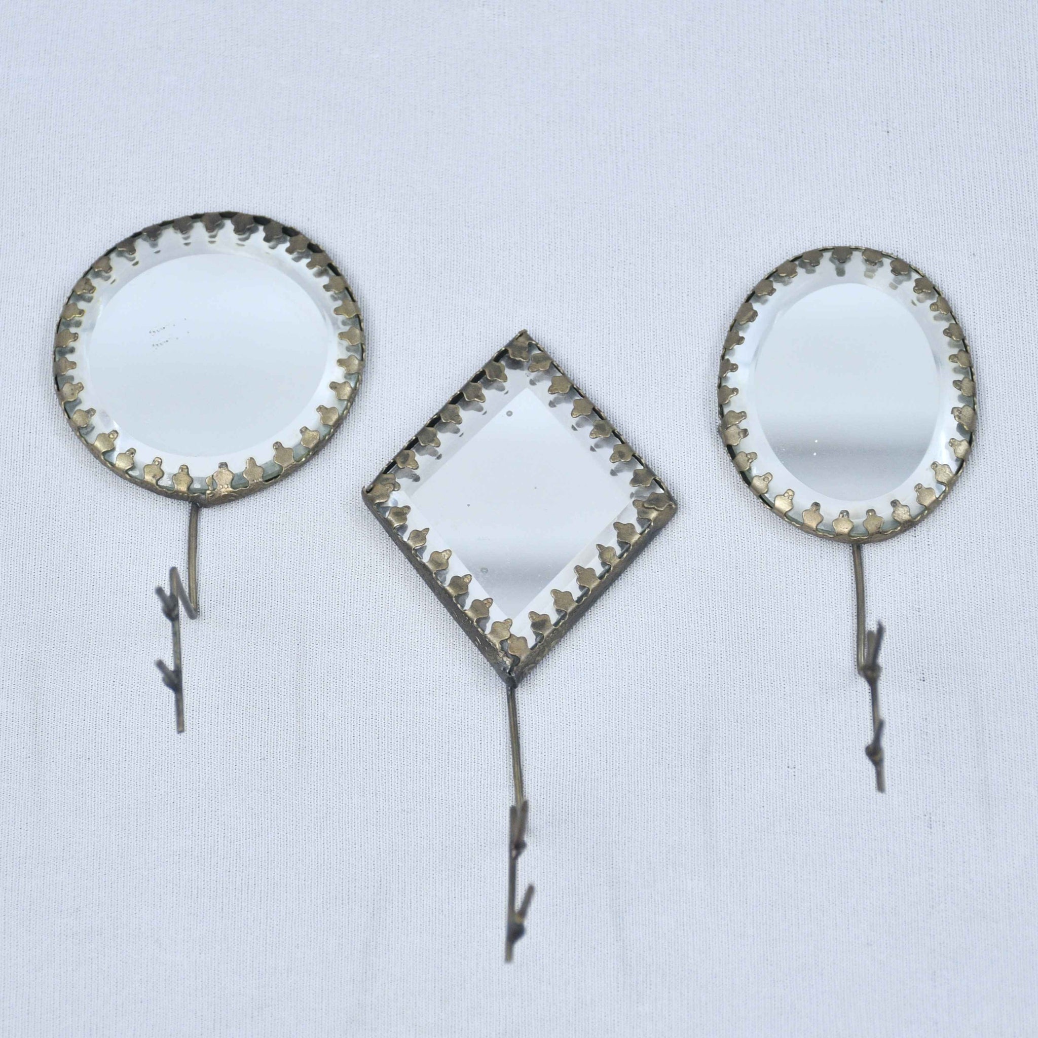 Beveled Mirror Candle Pin (S/3)