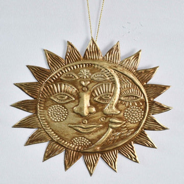 Sun and Moon wall plaque