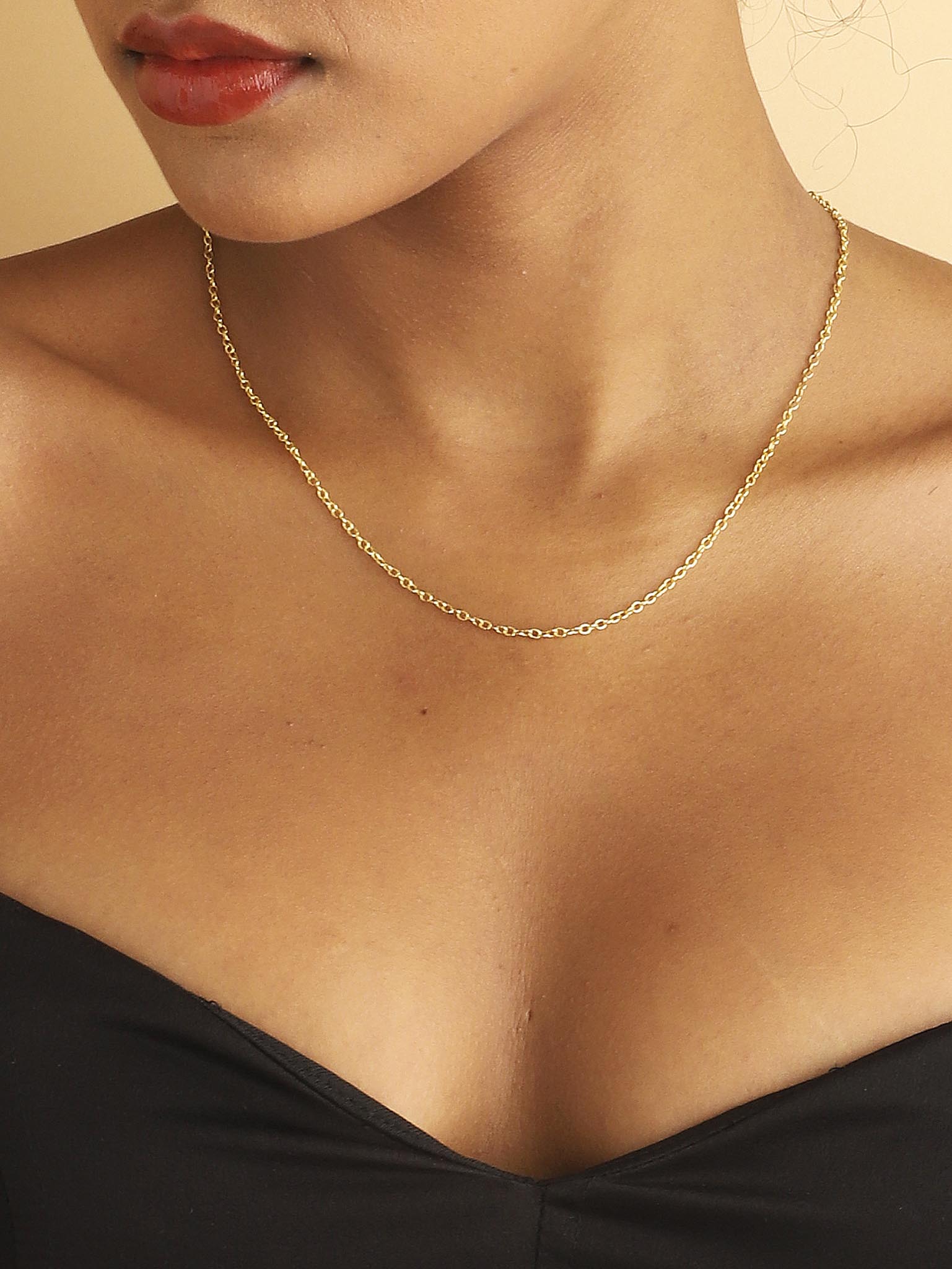 Fine Chain Necklace  Gold - Lila Rasa