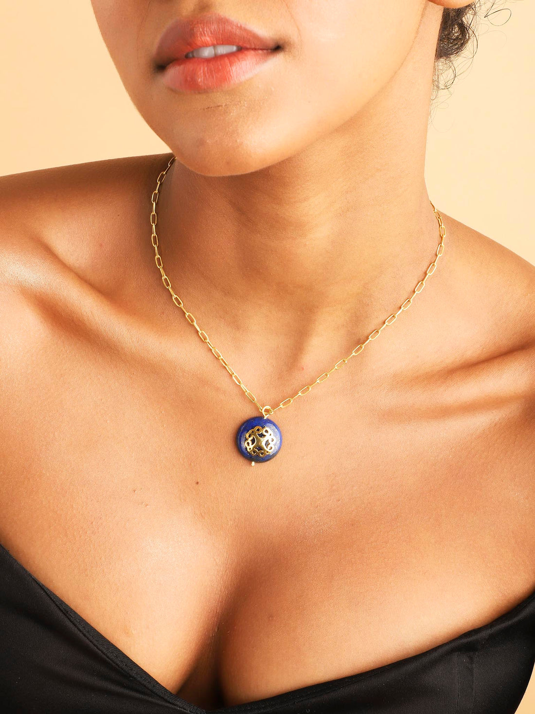 Melange Necklace Blue Lapis - Lila Rasa